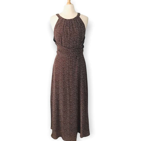 Adrianna Papell Darling Dot MIDI Dress 12 - Picture 5 of 9
